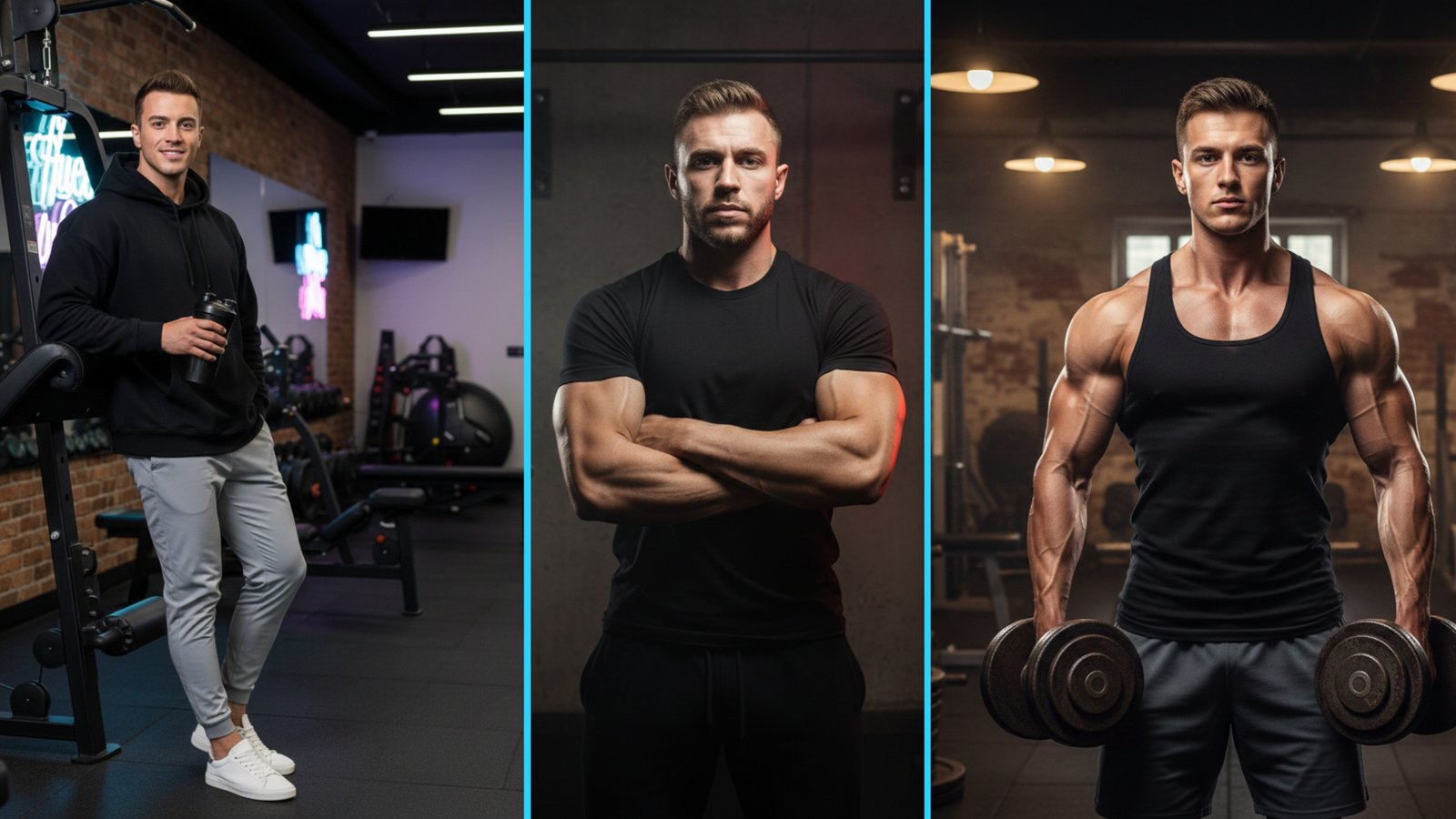 Hardcore GYM Aesthetic Google Gemini AI Photo Prompts