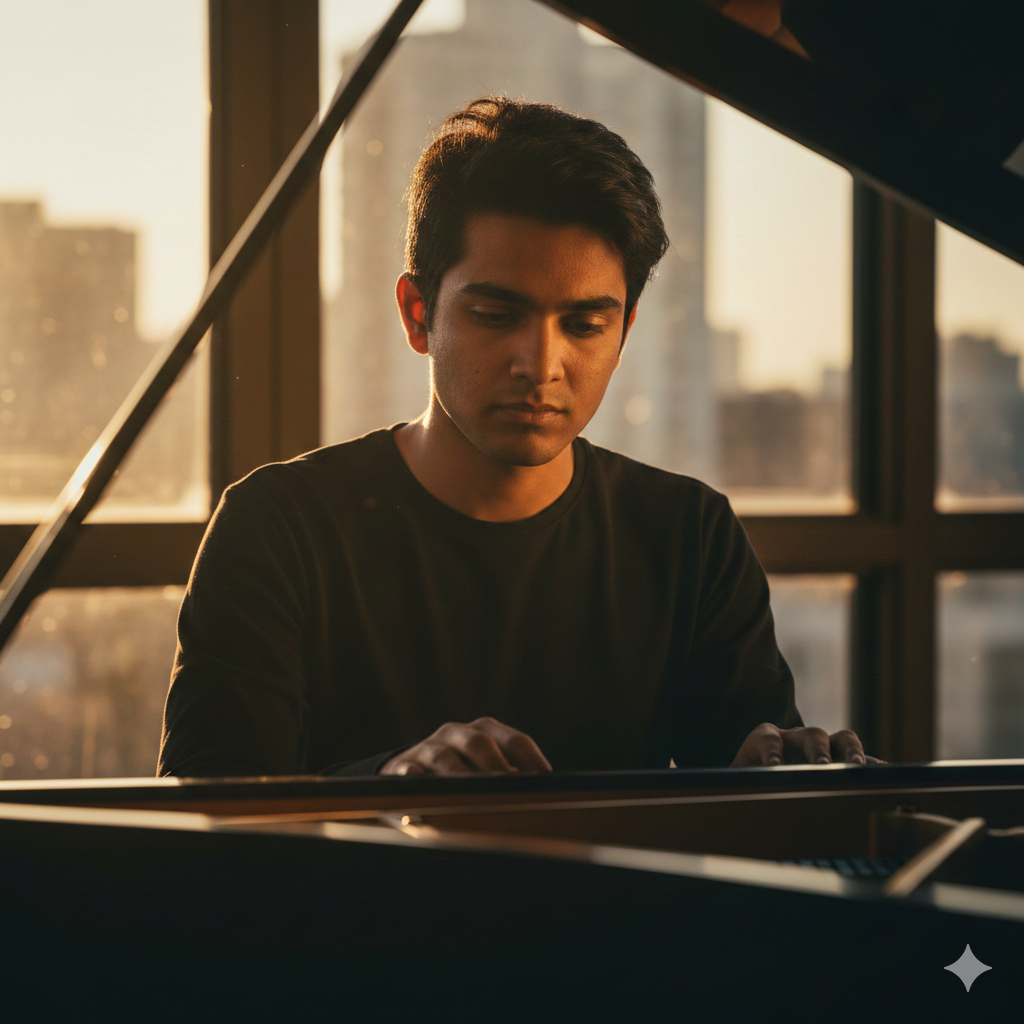 10 Creative Gemini Prompts That Turn Music Portraits into Golden Hour Cinema 17676211589083150221728497245039