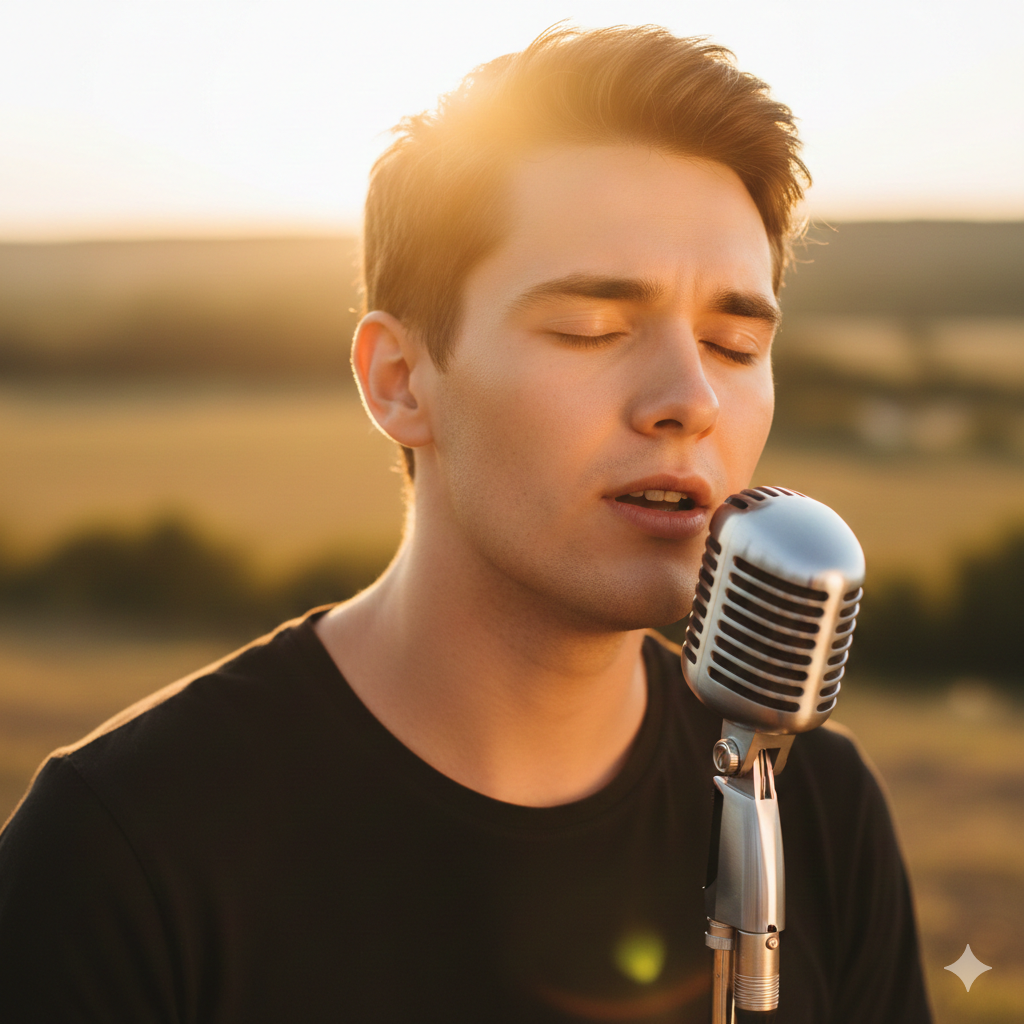 10 Creative Gemini Prompts That Turn Music Portraits into Golden Hour Cinema 17676213252773350716966414581136