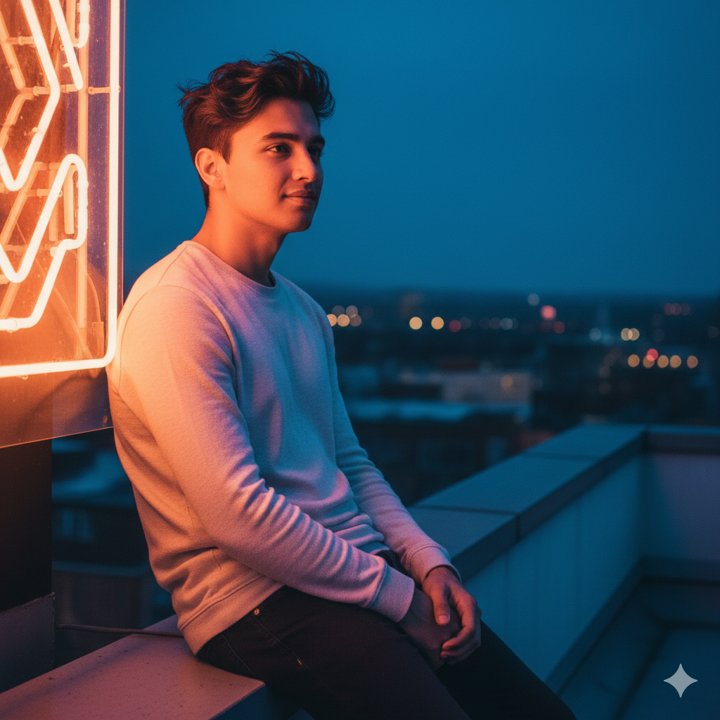 10 Cinematic Gemini Prompts for Neon Lights Night Portraits 17687455938987564689949247648302