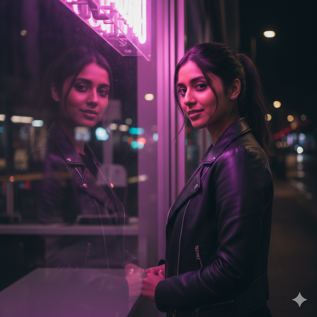 10 Cinematic Gemini Prompts for Neon Lights Night Portraits 17687461600635061162798774129250