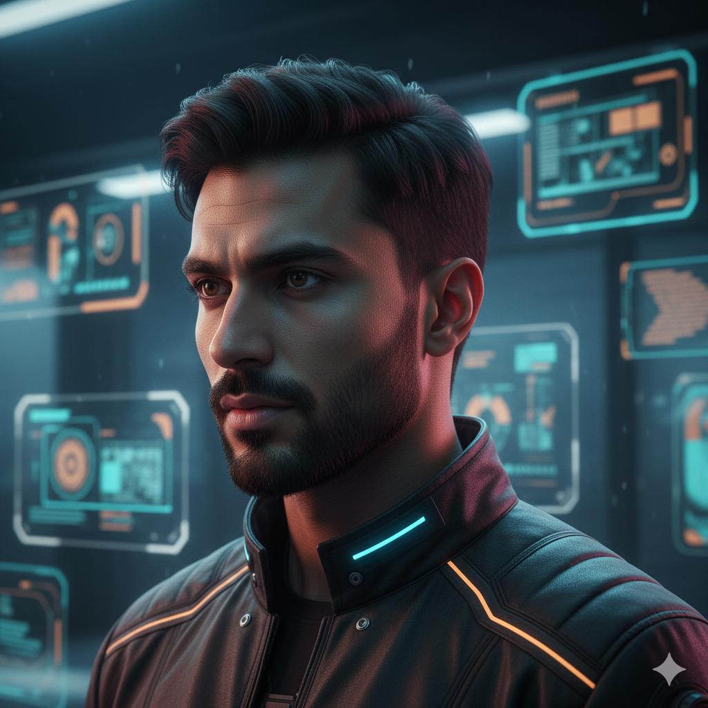 10 Cyberpunk Men Portrait Gemini AI Prompts 2026 17689007057572043497893004893273
