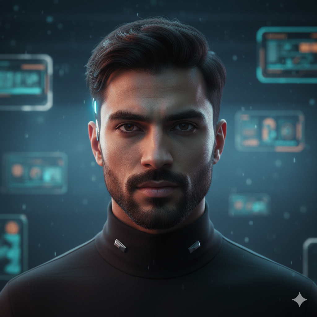 10 Cyberpunk Men Portrait Gemini AI Prompts 2026 17689008531224151892118074799146