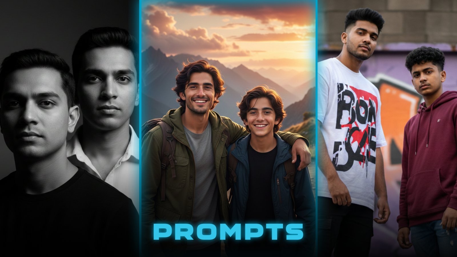 Brother Duo Instagram Gemini AI Prompts