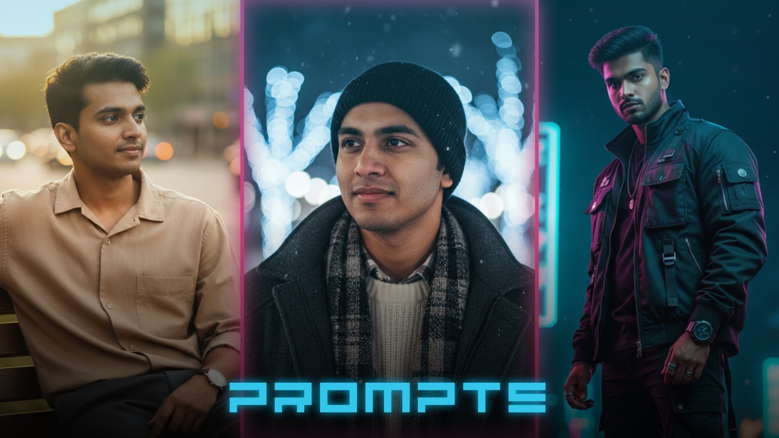 trending dark bokeh photo prompts gemini