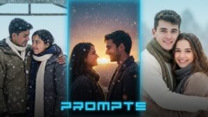 gemini ai snow couple photo prompts