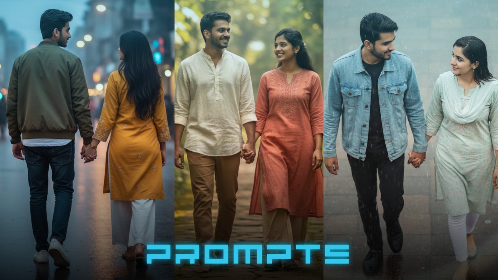 gemini prompts couple walking hand in hand