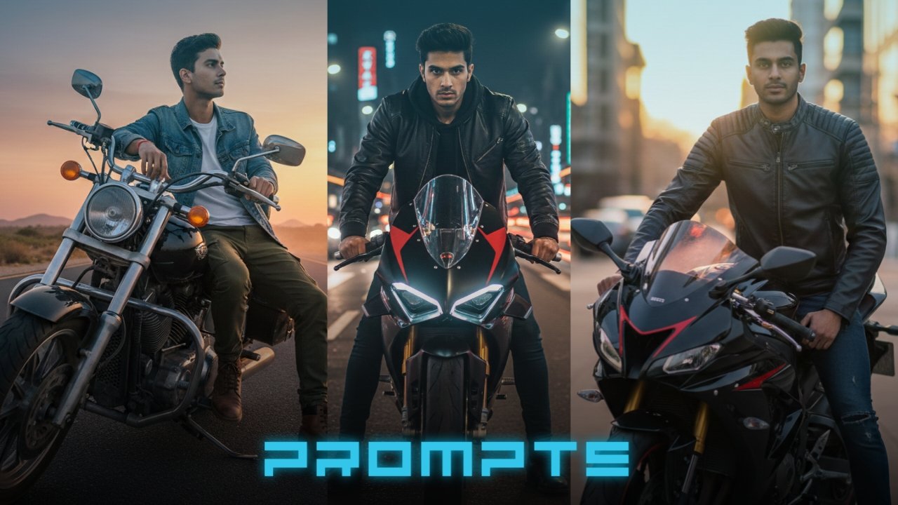 free bike photo ai prompts