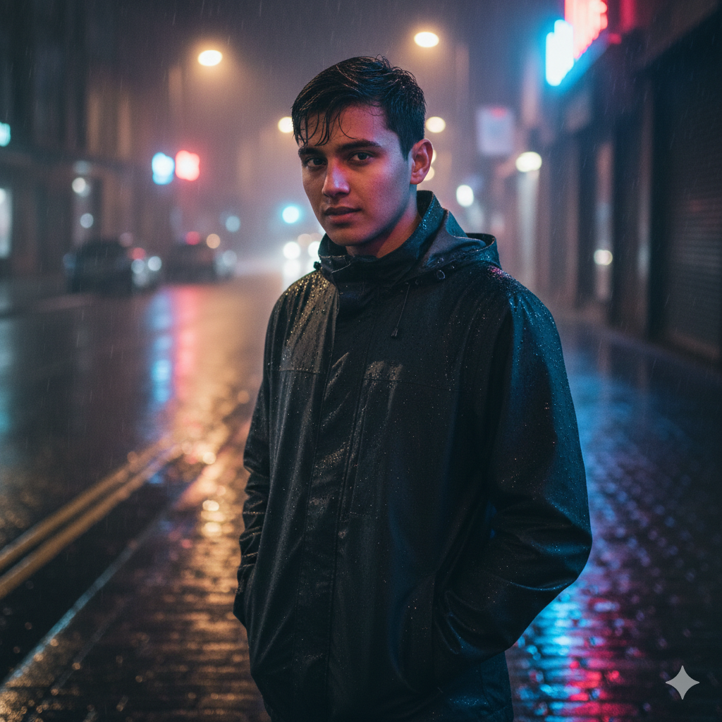 10 Cinematic Gemini Prompts for Neon Lights Night Portraits Gemini Generated Image ppa71yppa71yppa7