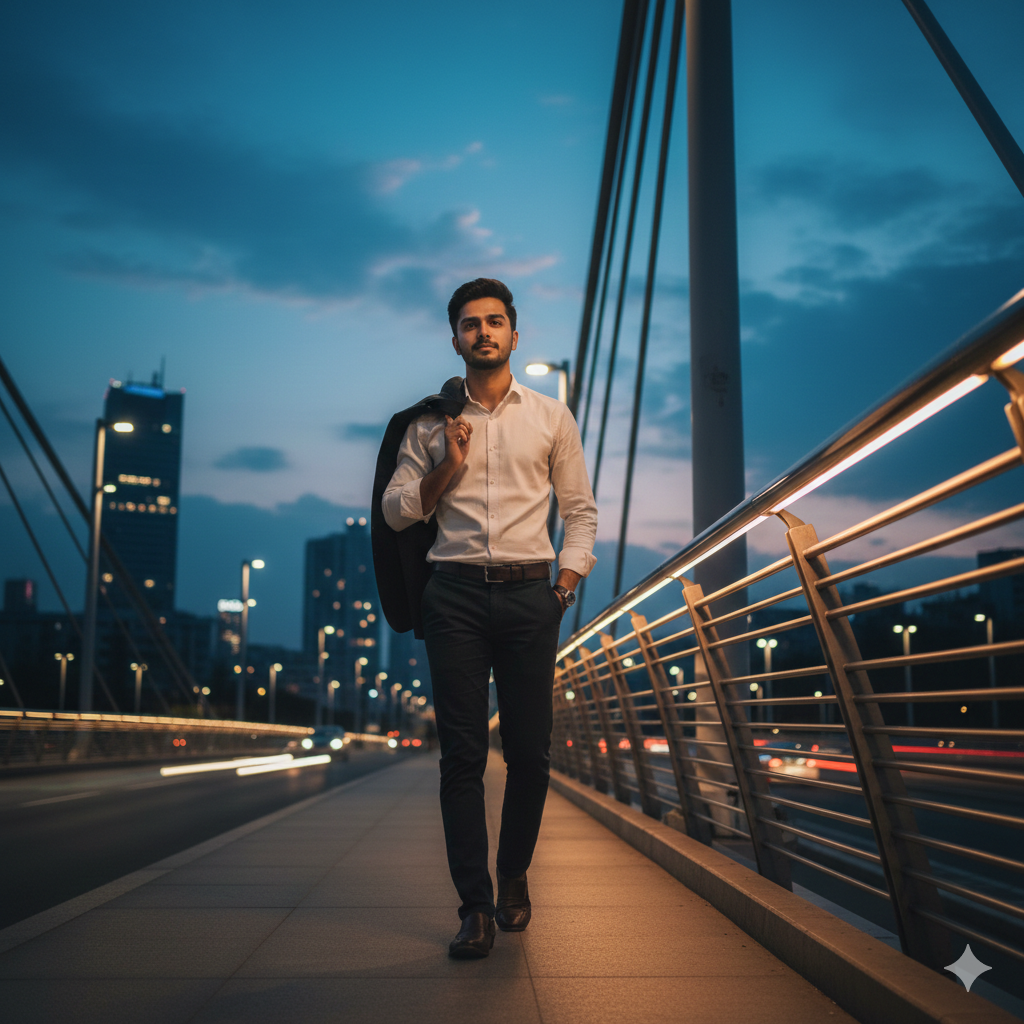 10 Candid Walk Gemini Photo Prompts for Men (4K HD) 17704508607658440936326110028539