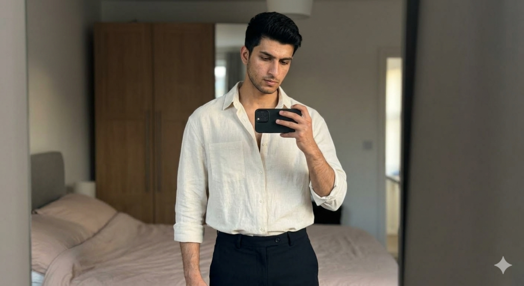 10 Mirror Selfie Gemini Photo Editing Prompts for Men (Ultra HD) 10 Mirror Selfie Gemini Photo Editing Prompts for Men (Ultra HD)