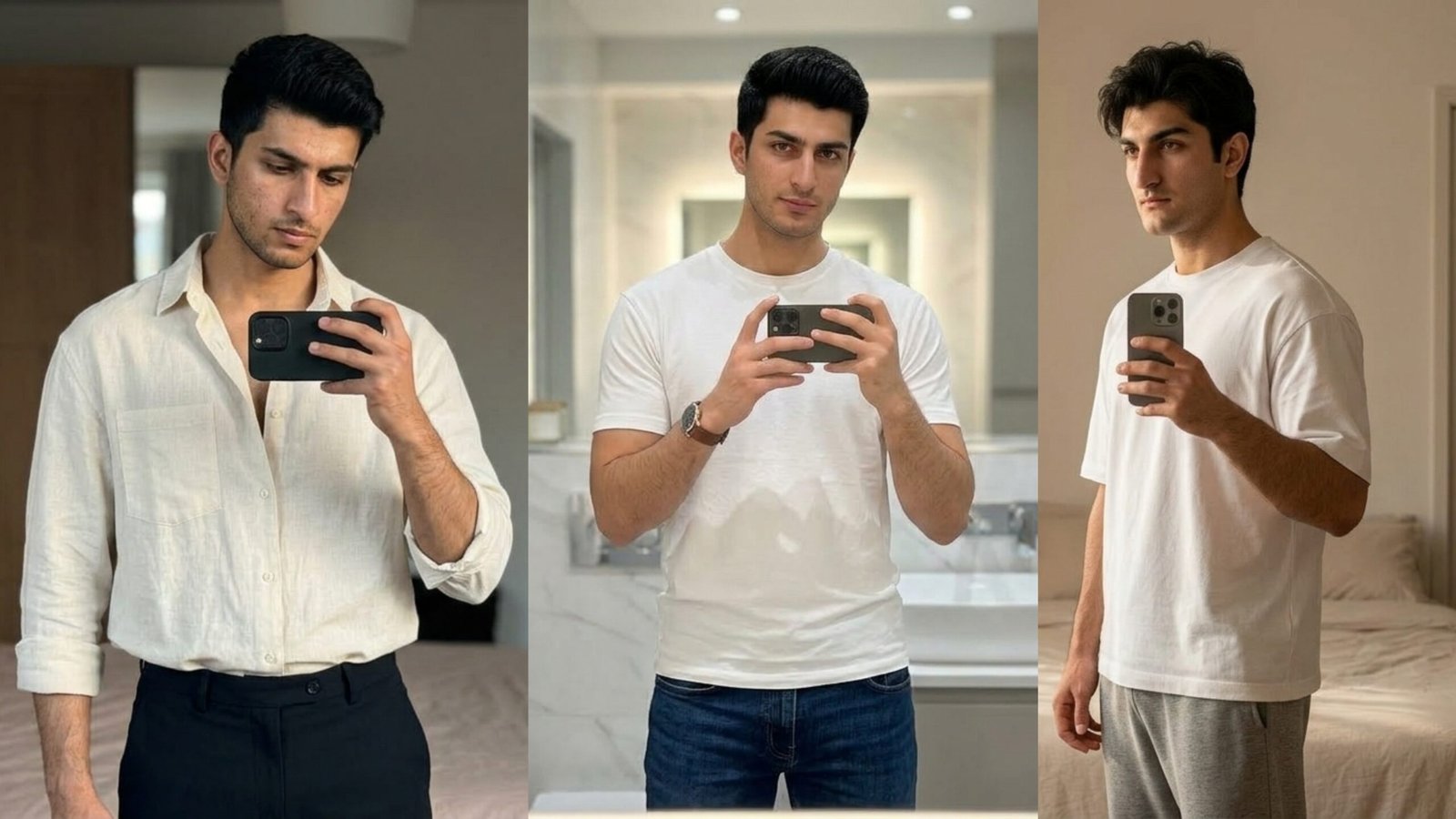 10 Mirror Selfie Gemini Photo Editing Prompts for Men (Ultra HD)