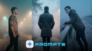 Gemini Prompts for Mysterious Men Foggy Road Photos That Feel Cinematic