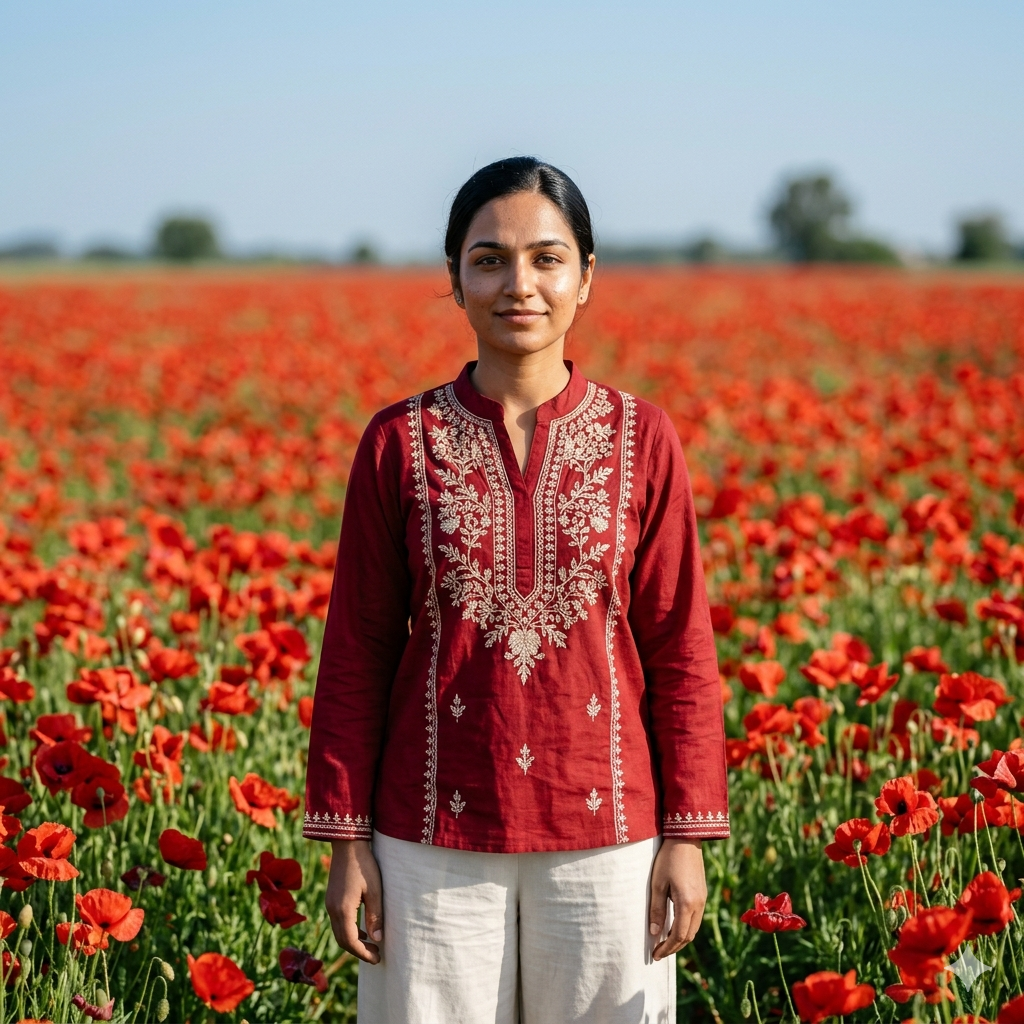 10 Trending Standing in Flower Field Gemini Prompts for Women (Copy-Paste Ready)