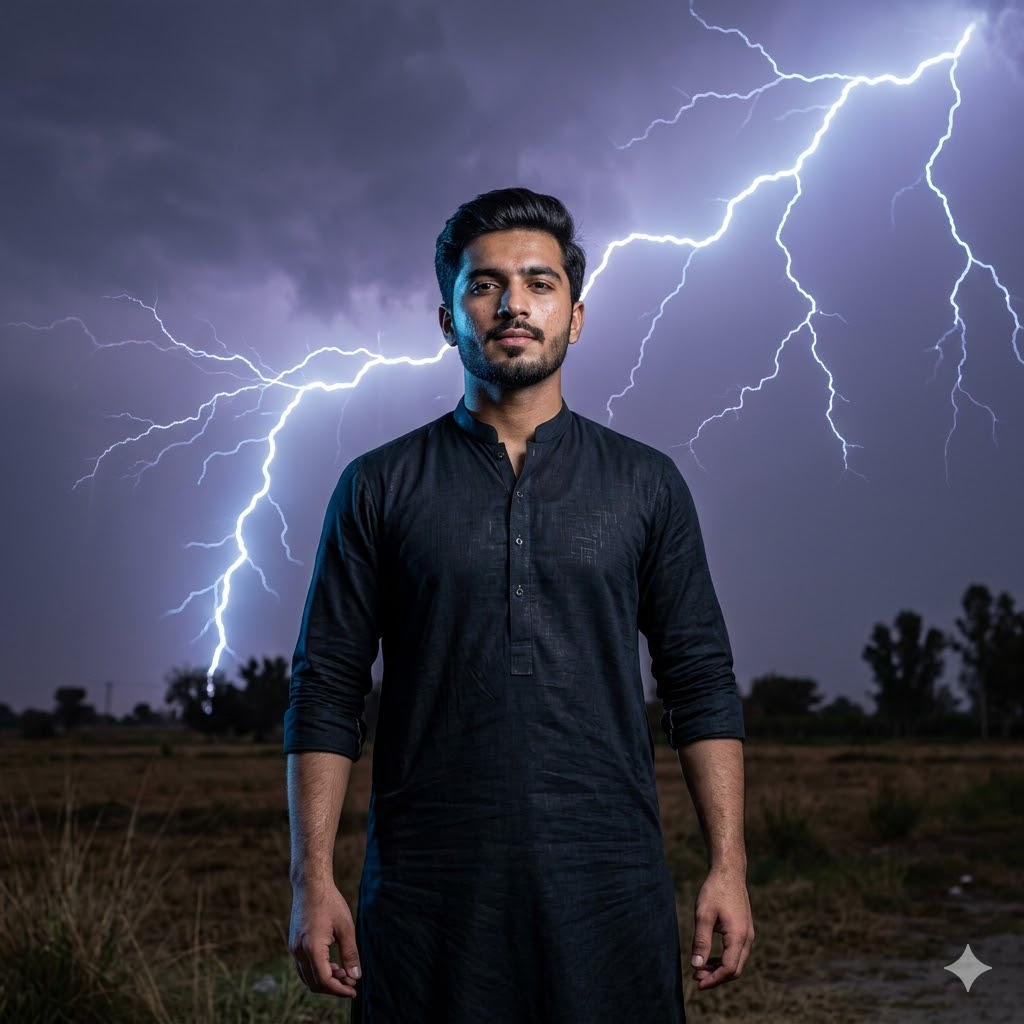 10 Gemini Prompts for Men to Add Dramatic Lightning Effects to Photos for Free