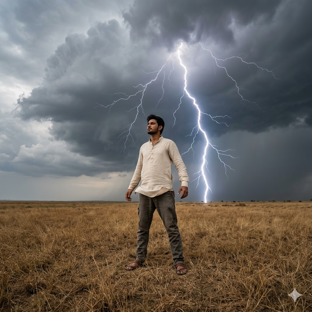 10 Gemini Prompts for Men to Add Dramatic Lightning Effects to Photos for Free