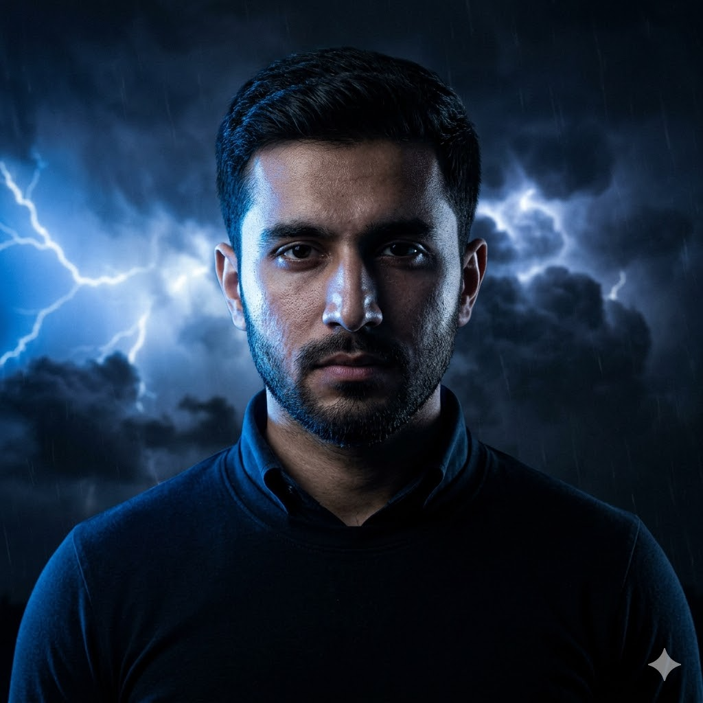 10 Gemini Prompts for Men to Add Dramatic Lightning Effects to Photos for Free