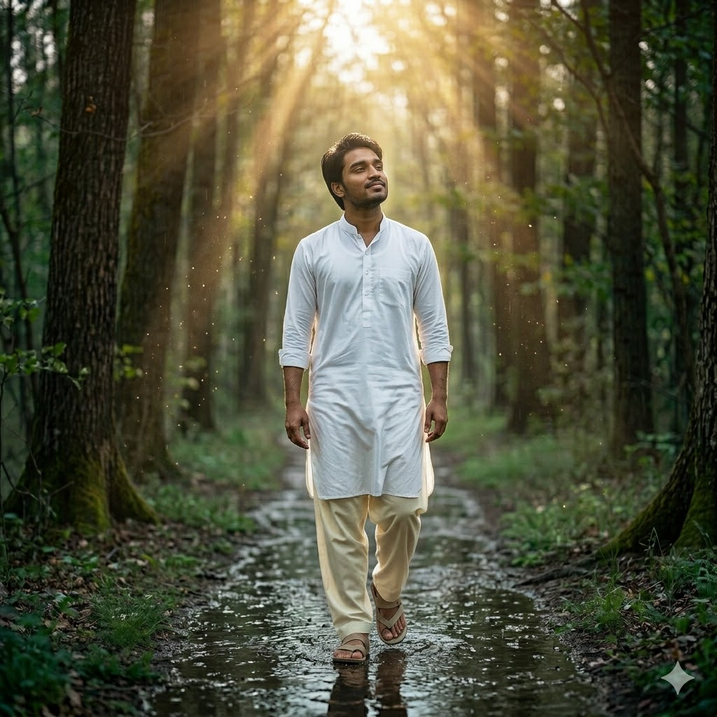 10 Best Gemini Prompts for Men Walking in Forest Path Photos (Copy-Paste Ready)