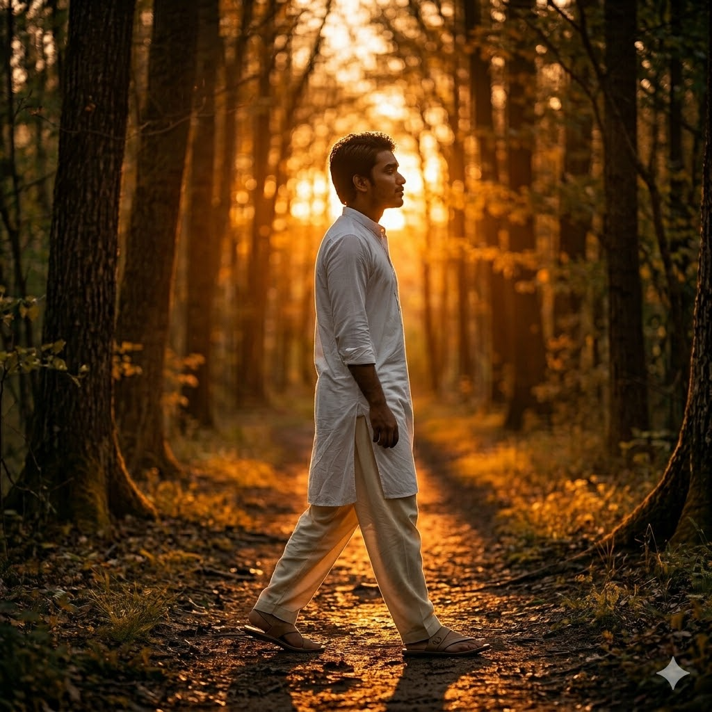 10 Best Gemini Prompts for Men Walking in Forest Path Photos (Copy-Paste Ready)