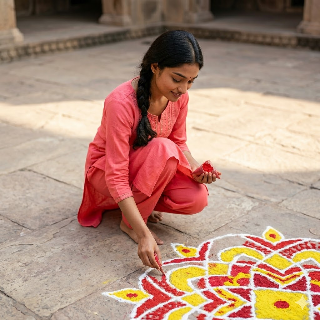 10 Temple & Heritage Photo Prompts for Indian Women — Ultra HD AI Results