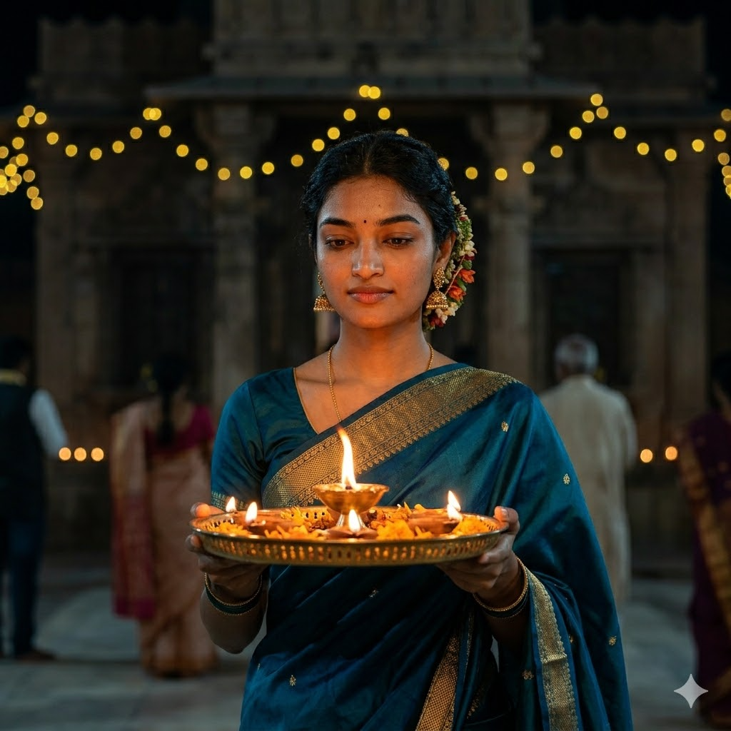 10 Temple & Heritage Photo Prompts for Indian Women — Ultra HD AI Results