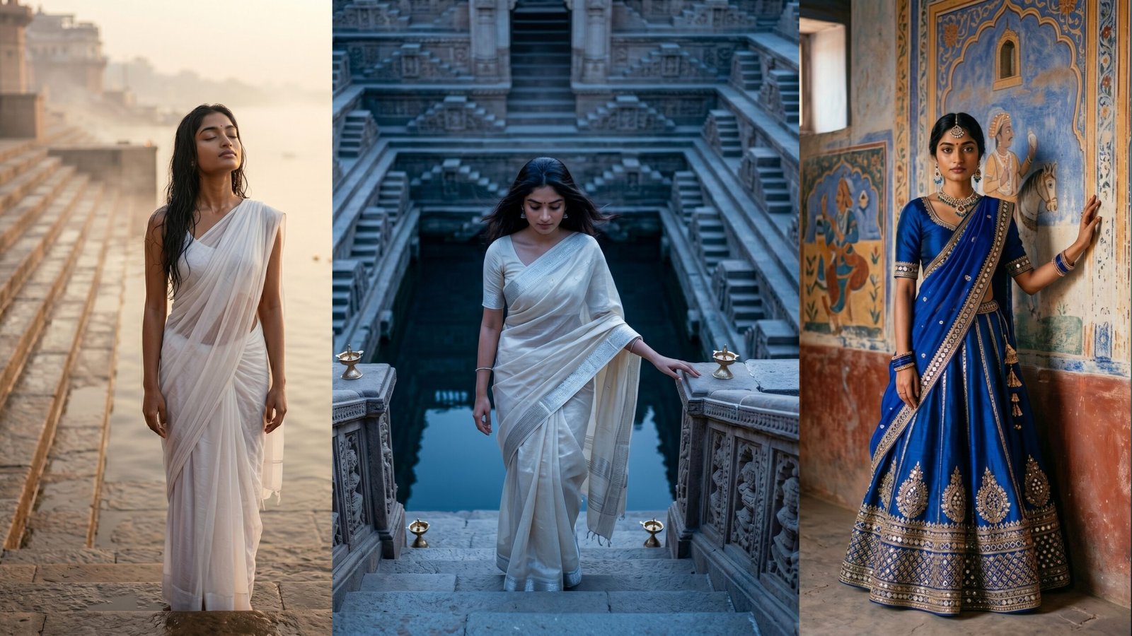 10 Temple & Heritage Photo Prompts for Indian Women — Ultra HD AI Results