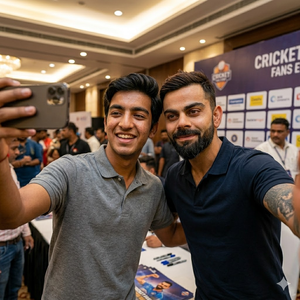 10 Ultra Realistic Selfie with Virat Kohli Gemini Photo Prompts (Copy-Paste Ready)