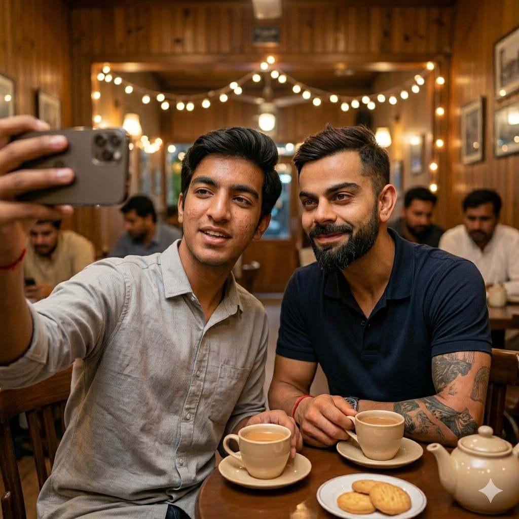 10 Ultra Realistic Selfie with Virat Kohli Gemini Photo Prompts (Copy-Paste Ready)