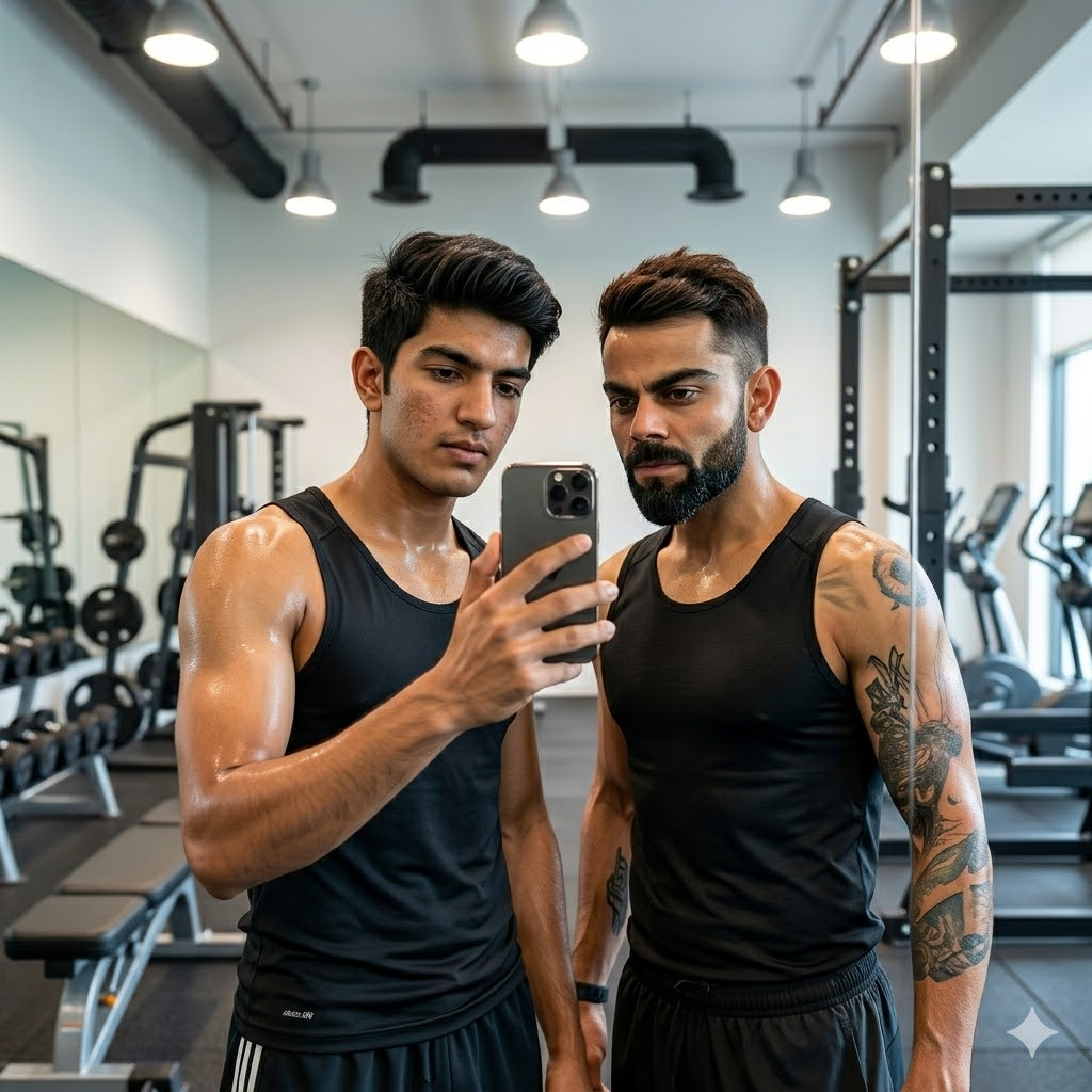 10 Ultra Realistic Selfie with Virat Kohli Gemini Photo Prompts (Copy-Paste Ready)